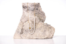 Load image into Gallery viewer, Small Pearl String with 18K Gold Star Necklace