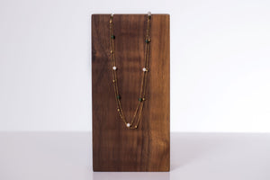 Have It All 18K Gold Jade and Pearl Necklace