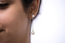 Load image into Gallery viewer, Daydreamer Dangle Pearl Earrings