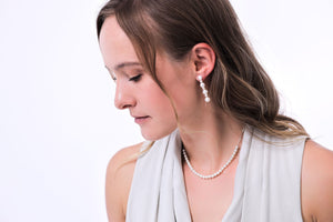 Simple Romance Pearl Drops Earrings